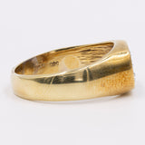 Vintage-Ring aus 14-karätigem Gelbgold und Diamant (0.20 ctw), 70er Jahre