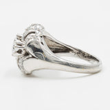 Vintage Diamantring aus 18 Karat Weißgold (0.60 Karat), 60er Jahre