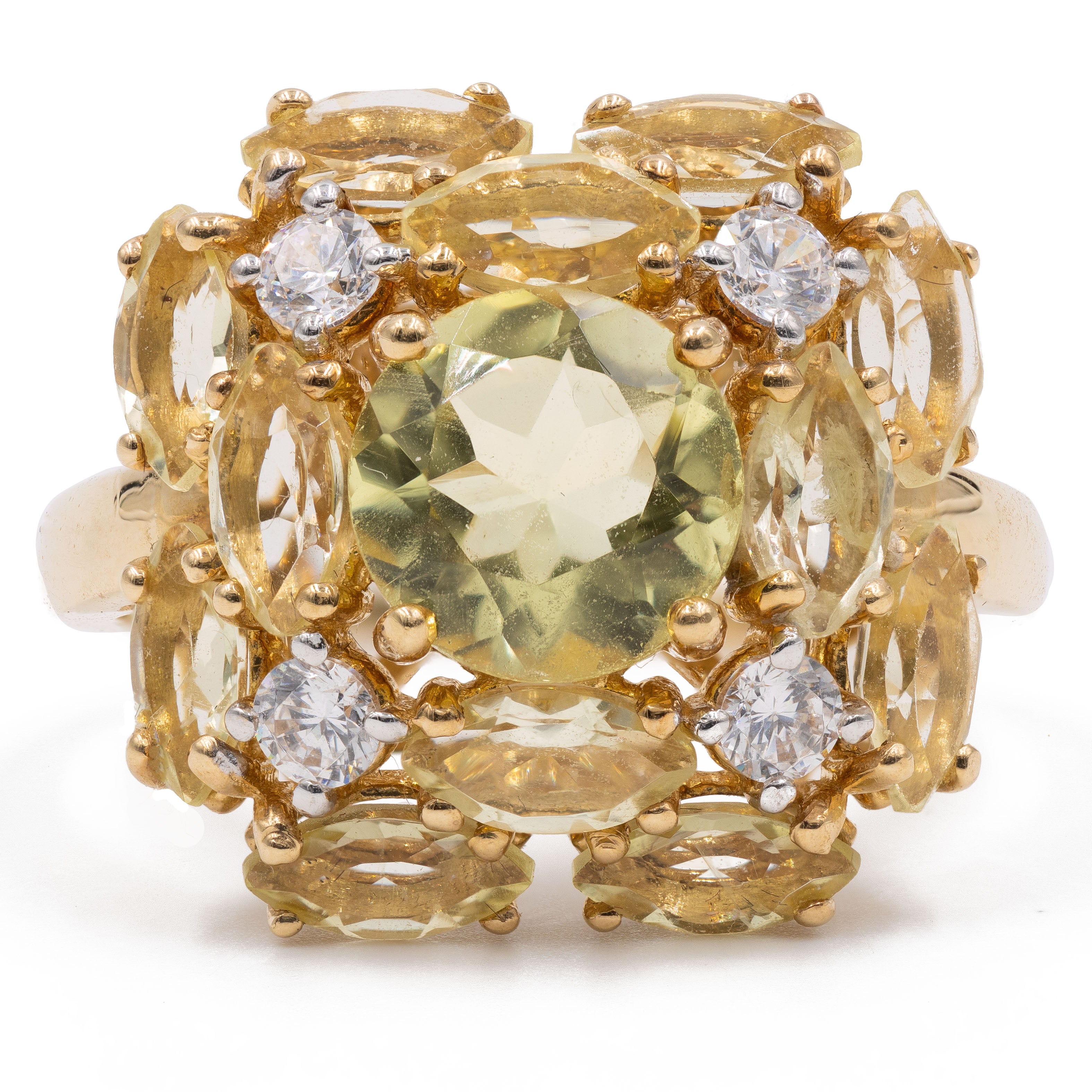 Boccadamo Anello con cristallo Montana e zirconi | WhichOne