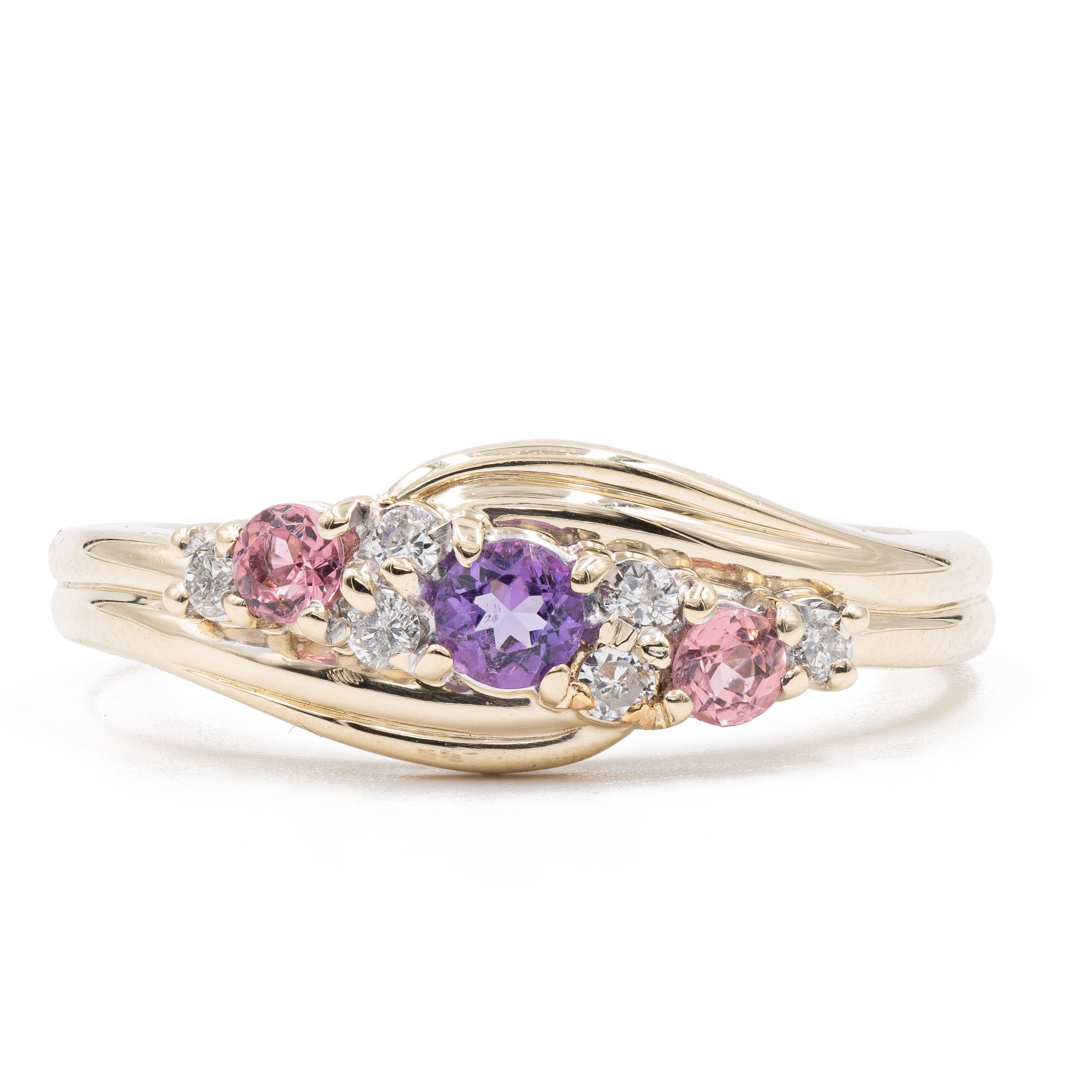 Anello tondo da Donna in Argento con Quarzo Rosa Naturale 8mm Anello tondo da Donna in Argento con Quarzo Rosa Naturale 8mm