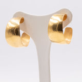 Vintage 18k yellow gold earrings, 80s