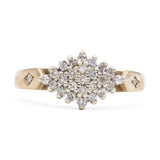 Vintage 9k Yellow Gold Diamond Ring (0.20ctw)