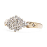 Vintage 9k Yellow Gold Diamond Ring (0.20ctw)