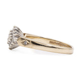 Vintage 9k Yellow Gold Diamond Ring (0.20ctw)