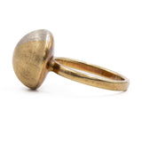 Vintage 14k tricolor gold ring (yellow, red and white), 70s