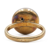 Vintage 14k tricolor gold ring (yellow, red and white), 70s