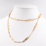 Vintage Diamanthalskette aus 18 Karat Gelbgold, 70er Jahre