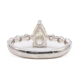 ANELLO IN PLATINO 900 CON DIAMANTE A GOCCIA (1.18CTW)