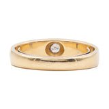 ANELLO IN ORO GIALLO 18K CON DIAMANTE DI TAGLIO BRILLANTE