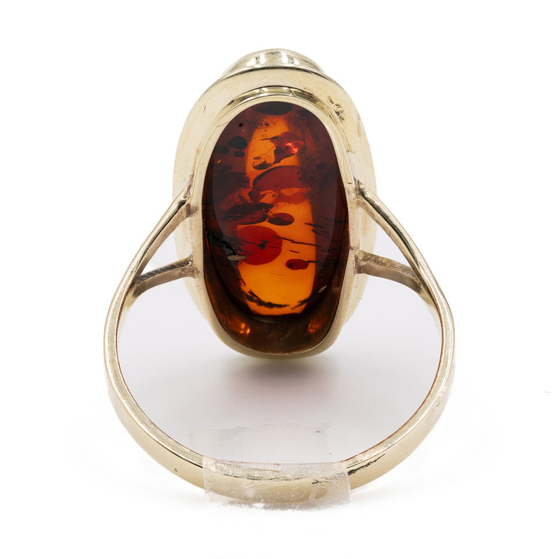 Knighthood – Spilla Vintage A Forma Di Violino In Oro Satinato Con Pietre Turchese E Ambra – Accessorio Uomo E Donna