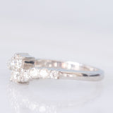 Contrarier vintage in platino con diamanti (0.50ctw)