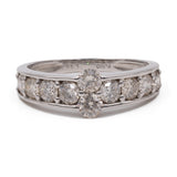 Anello vintage in platino con diamanti (1ctw)