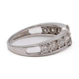 Anello vintage in platino con diamanti (1ctw)
