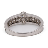 Anello vintage in platino con diamanti (1ctw)