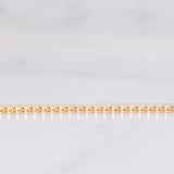 Bracciale tennis vintage in oro giallo 18K con diamanti (1.88ctw)