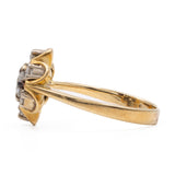 Vintage-Diamantring aus 14-karätigem Gelbgold (0,68 ctw)