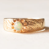 Vintage-Opalring aus 14-karätigem Gelbgold (ca. 0.15 Karat), 60er Jahre