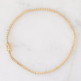 Tennis vintage in oro giallo 14K con diamanti di taglio brillante (1.80ctw ca.), anni ‘90/anni ‘2000