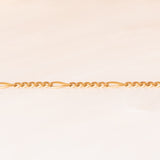 Catenina vintage in oro giallo 9K con maglia figaro