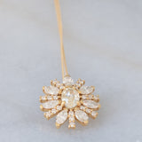 Collana vintage in oro giallo 18K con diamanti (1.15ctw), anni ‘90