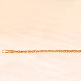 Braccialetto morbido vintage in oro giallo 9K