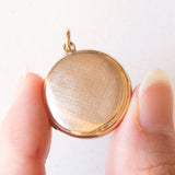 Vintage 9K Yellow Gold Plated Metal Photo Frame Charm, 50s/60s