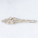 Pendente Art Déco in platino con diamanti (0.15ctw ca.), anni ‘30