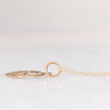 Collana vintage Claddagh in oro giallo 9K, anno 1994
