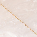 Vintage-Halskette mit Kette aus 9-karätigem Gelbgold und Anhänger aus 9-karätigem Gelbgold mit Citrin-Quarz (ca. 1.60 ct), Jahr 1972