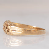 Anello “keeper” vintage in oro giallo 9K