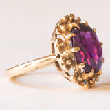 Vintage 9K Yellow Gold Amethyst (approx. 3.50ct) Cocktail Ring, 70s