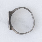 Anello medievale in argento con incisioni, XI/XIV secolo d.C.