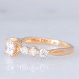 Anello vintage in oro giallo 18K con diamanti (0.51ctw), anni ‘90
