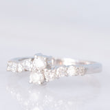 Contrarier vintage in platino con diamanti (0.50ctw)