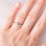 Contrarier vintage in platino con diamanti (0.50ctw)