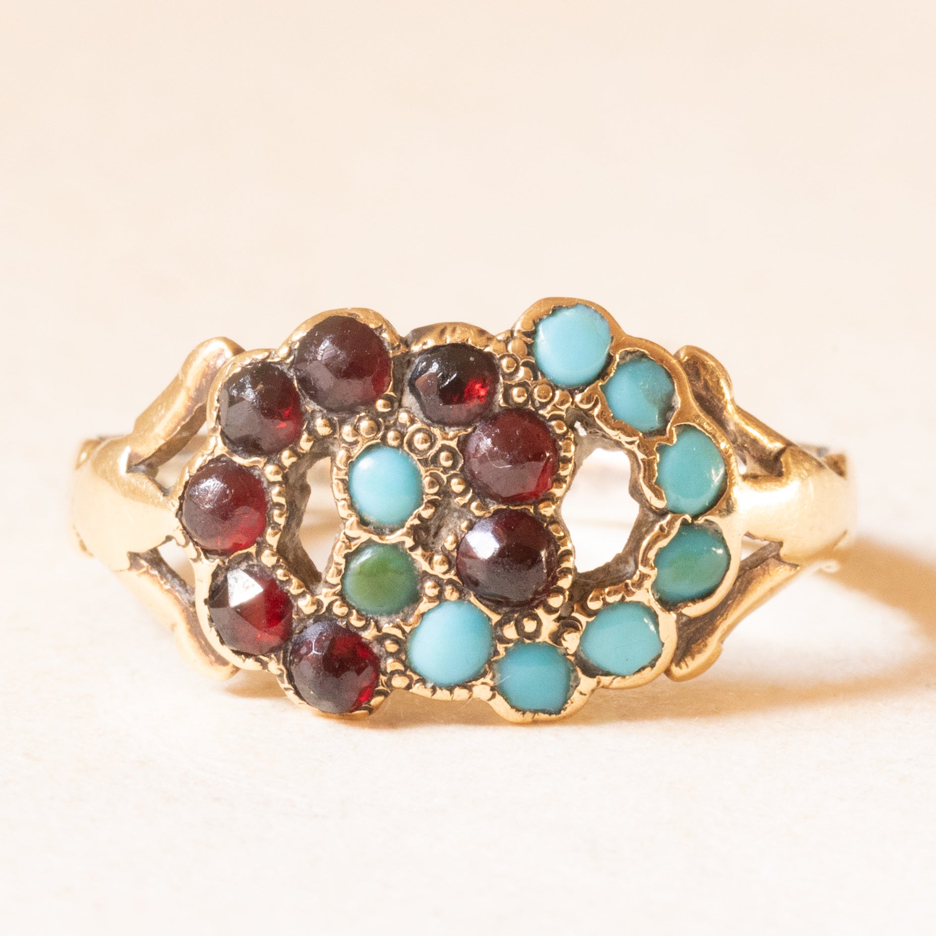 Spilla vintage dorata a forma di fiore | Kaufen auf