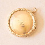 Vintage-Fotorahmen-Charm aus 9 Karat Gelbgold vergoldetem Metall, 50er/60er Jahre