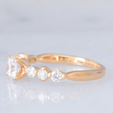 Anello vintage in oro giallo 18K con diamanti (0.51ctw), anni ‘90