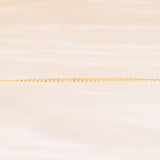 Vintage-Halskette mit Kette aus 9-karätigem Gelbgold und Anhänger aus 9-karätigem Gelbgold mit Tansaniten (ca. 0.48 ctw) und Diamanten, 80er/90er Jahre