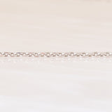 Vintage-Halskette aus 18-karätigem Weißgold mit Gänseblümchen-Anhänger und Diamanten im Brillantschliff (ca. 0.60 ctw), 70er/80er Jahre
