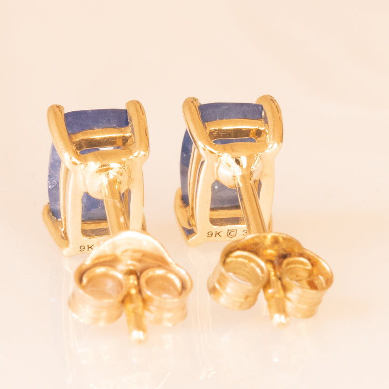 Botta gioielli anello con zaffiri blu in oro rosa fabbricato in Italia Botta gioielli anello con zaffiri blu in oro rosa fabbricato in Italia