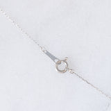 Collana vintage in platino con diamanti (0.15ctw), anni ‘90/anni ‘2000