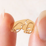 Herzförmiger Vintage-Anhänger zum Einbrechen aus 18-karätigem Gelbgold