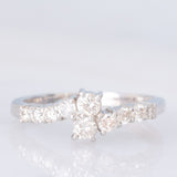 Contrarier vintage in platino con diamanti (0.50ctw)