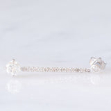 Orecchini pendenti vintage in oro bianco 18K con diamanti (1.15ctw), anni ‘90