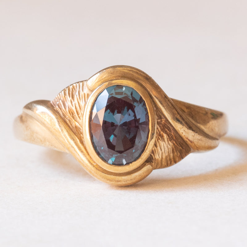 SIDHARTH GEMS Anello in alessandrite naturale non riscaldato certificato 15,25 Ratti 14,32 carati, qualità A+, placcato oro, per donne e uomini, free size, Pietra preziosa sciolta, Alessandrite SIDHARTH GEMS Anello in alessandrite naturale non riscaldato certificato 15,25 Ratti 14,32 carati, qualità A+, placcato oro, per donne e uomini, free size, Pietra preziosa sciolta, Alessandrite