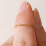 Vintage-Halskette mit Kette aus 9-karätigem Gelbgold und Anhänger aus 9-karätigem Gelbgold mit Amethyst (ca. 0.40 ct), 70er Jahre