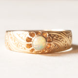 Vintage-Opalring aus 14-karätigem Gelbgold (ca. 0.15 Karat), 60er Jahre