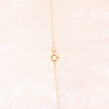 Vintage-Halskette mit Kette aus 9-karätigem Gelbgold und Vintage-Libellenanhänger aus 9-karätigem Gelb- und Weißgold, 90er Jahre