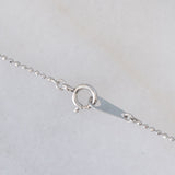 Cogli questa rosa - Collana vintage in platino con diamante rosa e diamanti bianchi